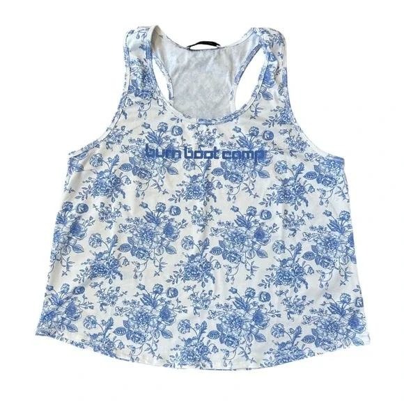Tops - Burn Boot Camp Floral Tank